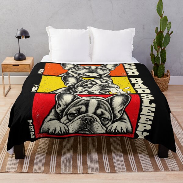 Item preview, French Bulldog - The Good, The Bad, The Sleepy designed and sold by inkstyl.