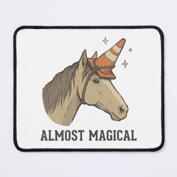 Item preview, Horse Wearing Traffic Cone Horn designed and sold by WATEKE.