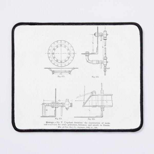 Item preview, Victorian Petroleum Storage Blueprint designed and sold by Antique Science Press.