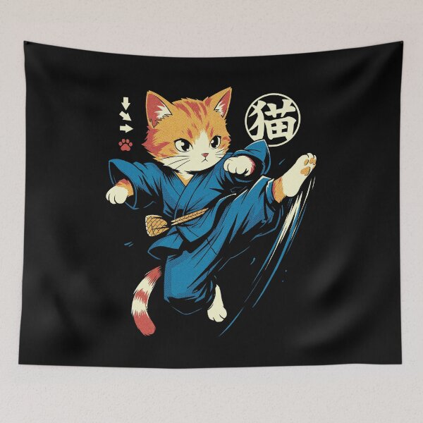 Item preview, Ninja Cat designed and sold by Eoli Studio.