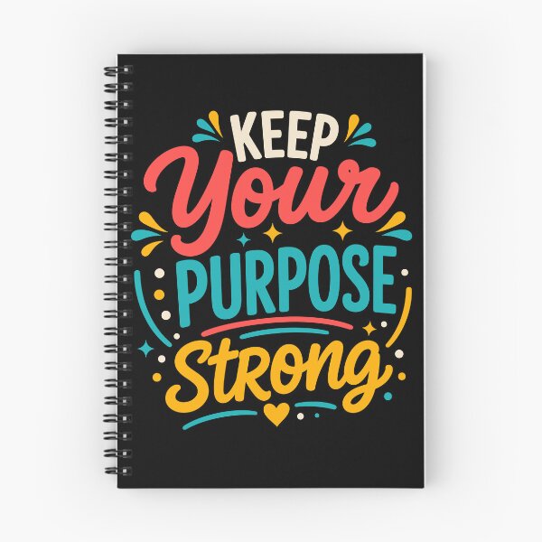 Item preview, Keep Your Purpose Strong Motivational Mindset Typography T-Shirt designed and sold by rejowan-arts.