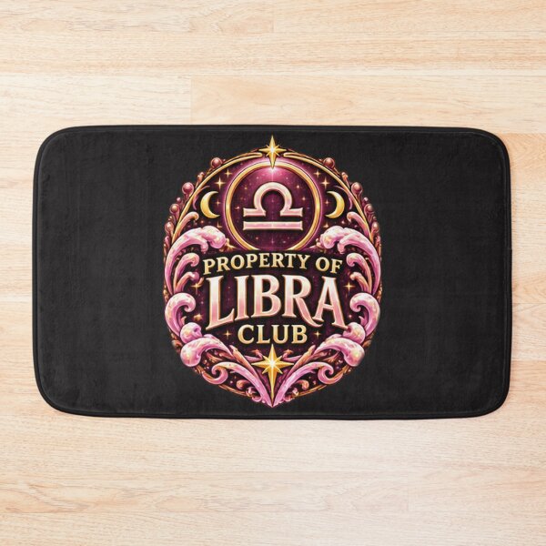 Item preview, Property of Libra Club – Pink Celestial Libra Zodiac Astrology Design designed and sold by MetaModel Editions.