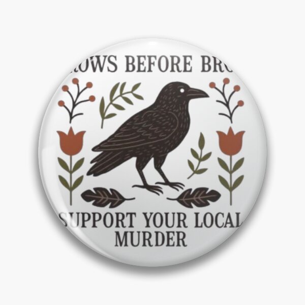 Item preview, Folk Art Crow Among Wildflowers designed and sold by WATEKE.