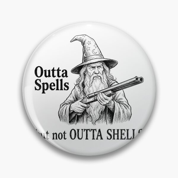 Item preview, I May Be Out Of Spells But I'm Not Out Of Shells – Funny Wizard Design designed and sold by LoFizzy.