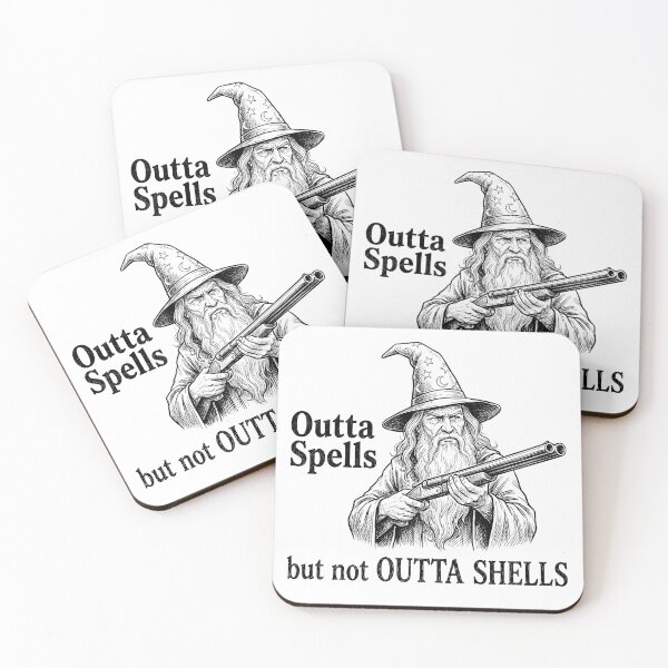 Item preview, I May Be Out Of Spells But I'm Not Out Of Shells – Funny Wizard Design designed and sold by LoFizzy.