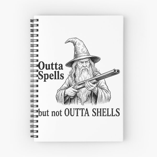 Item preview, I May Be Out Of Spells But I'm Not Out Of Shells – Funny Wizard Design designed and sold by LoFizzy.