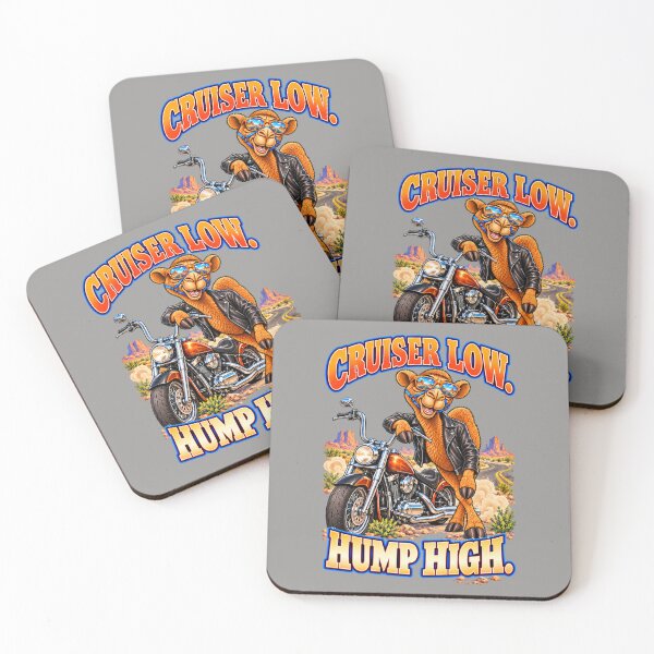 Item preview, Cruiser Low. Hump High – Funny Camel T-Shirt – Funny Camel Biker T-Shirt – Funny Camel T-Shirt Animal Graphic Camel T-Shirt designed and sold by Camel & Quirk.