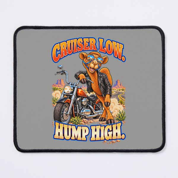 Item preview, Cruiser Low. Hump High – Funny Camel T-Shirt – Funny Camel Biker T-Shirt – Funny Camel T-Shirt Animal Graphic Camel T-Shirt designed and sold by Camel & Quirk.