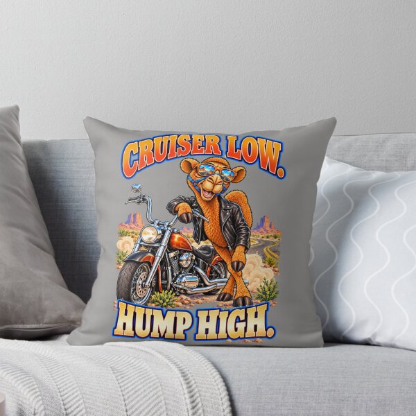 Item preview, Cruiser Low. Hump High – Funny Camel T-Shirt – Funny Camel Biker T-Shirt – Funny Camel T-Shirt Animal Graphic Camel T-Shirt designed and sold by Camel & Quirk.
