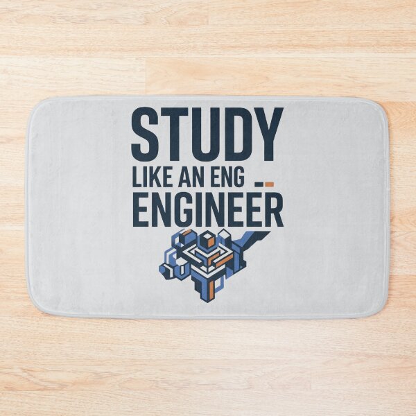 Item preview, Study Like an Engineer Engineering Student designed and sold by Amr Darwish Graphic designer.