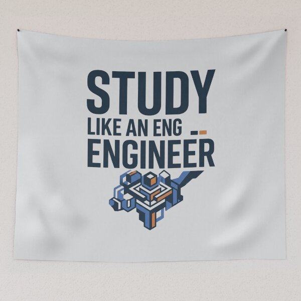 Item preview, Study Like an Engineer Engineering Student designed and sold by Amr Darwish Graphic designer.