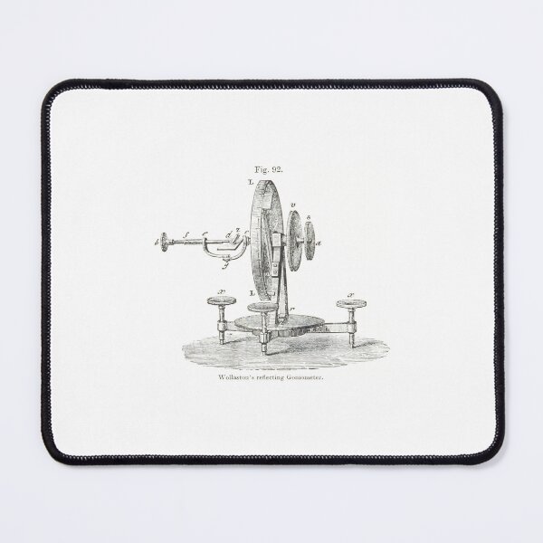 Item preview, Victorian Wollaston Goniometer Patent Drawing designed and sold by Antique Science Press.