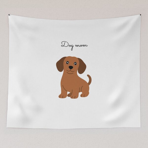 Aperçu de l'œuvre dog mom dachshund T-Shirt créée et vendue par my-trendy-shop.
