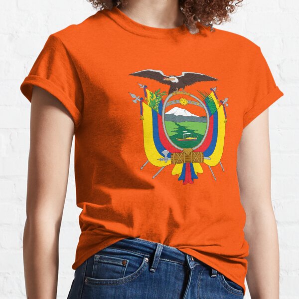 Escudo de armas de ecuador Camiseta clásica
