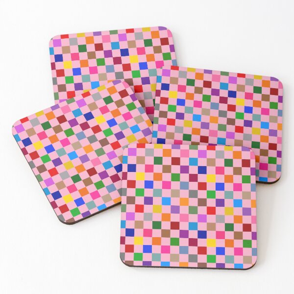 Item preview, Pink Colorful Checkered Pattern Design  designed and sold by PatternTitan.