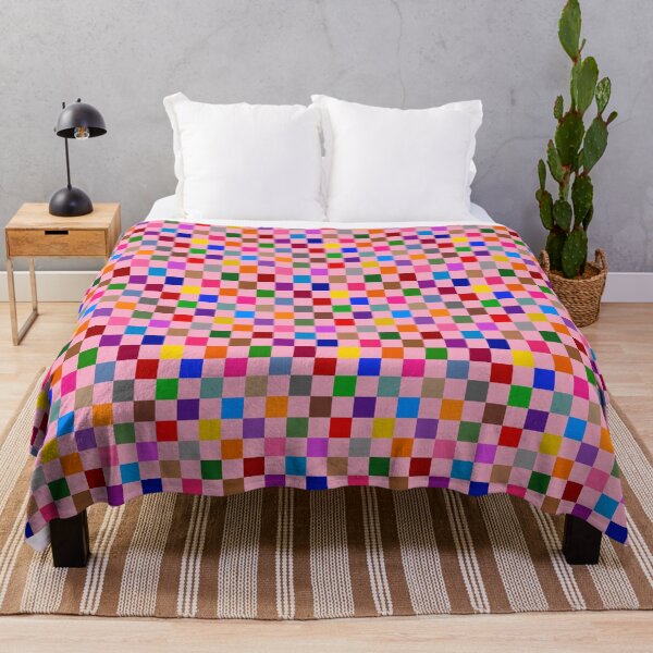 Item preview, Pink Colorful Checkered Pattern Design  designed and sold by PatternTitan.