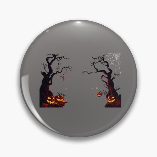 Item preview, Spooky Jack O Lanterns and Creepy Trees Halloween Design designed and sold by SolutionsArt.