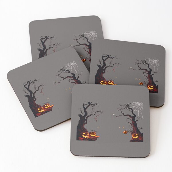 Item preview, Spooky Jack O Lanterns and Creepy Trees Halloween Design designed and sold by SolutionsArt.