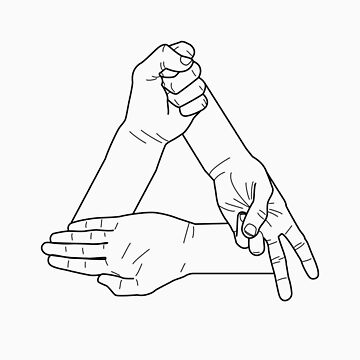 Artwork thumbnail, Paper Scissors Stone Black by miners