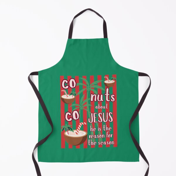 Item preview, Tropical Coconuts Jesus is the Reason for the Season Christmas Holiday Beach Vibes Xmas Vacation designed and sold by Forevermore.