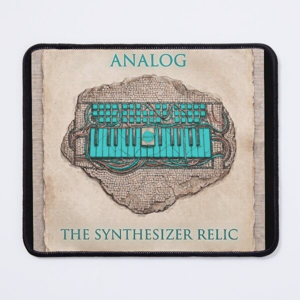 Item preview, The Synthesizer Relic Cyan Mosaic - Ancient Stone Art designed and sold by codex antique.