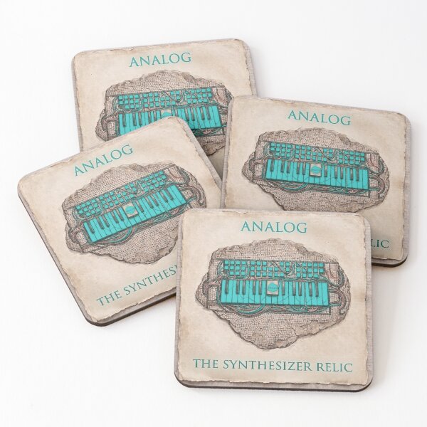 Item preview, The Synthesizer Relic Cyan Mosaic - Ancient Stone Art designed and sold by codex antique.