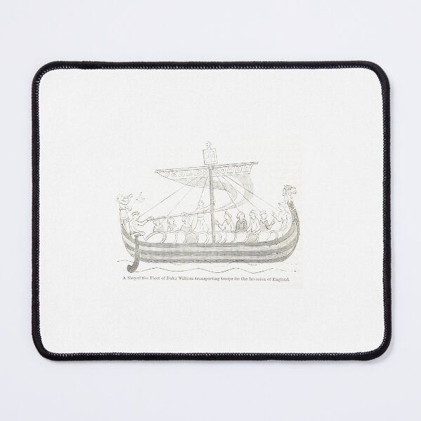 Item preview, Medieval Norman Ship Historical Engraving designed and sold by Antique Science Press.