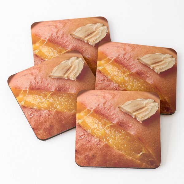 Item preview, Roasted Apricot Split Open with Toasted Almond designed and sold by ASSEMBLE WONDER.