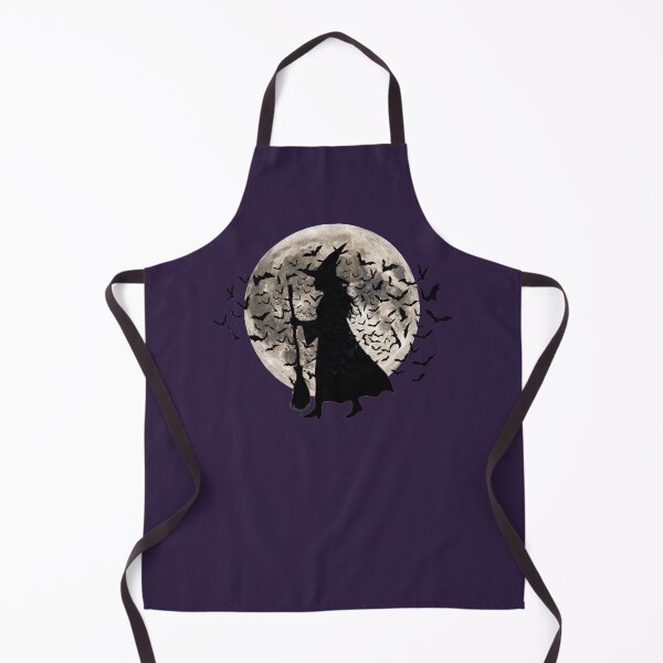 Item preview, Witch Silhouette Under Full Moon and Bats designed and sold by MilalliandCo.