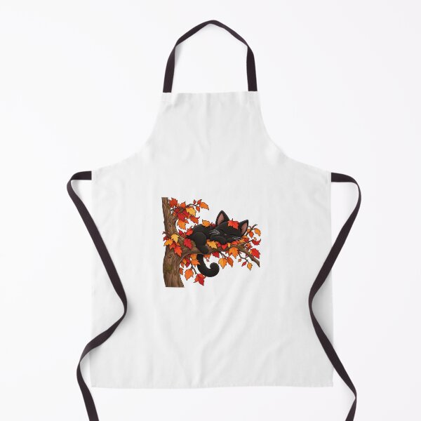 Item preview, Sleeping Black Cat in Autumn Tree designed and sold by House Of Hauntlings.