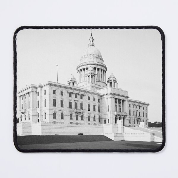 Item preview, Capital State House, Providence, Rhode Island vintage black and white photograph designed and sold by Astrid Arkhangelsky.