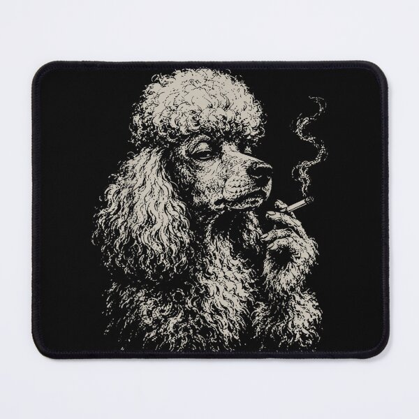 Item preview, Funny Poodle Smoking Cigarette Grunge Dog Meme Vintage designed and sold by leevekaArt.