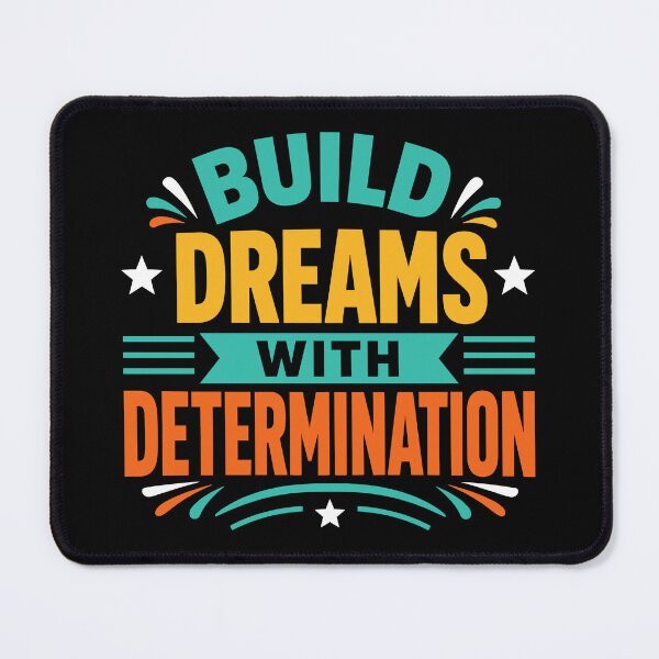 Item preview, Build Dreams With Determination Motivational Success Typography T-Shirt designed and sold by rejowan-arts.