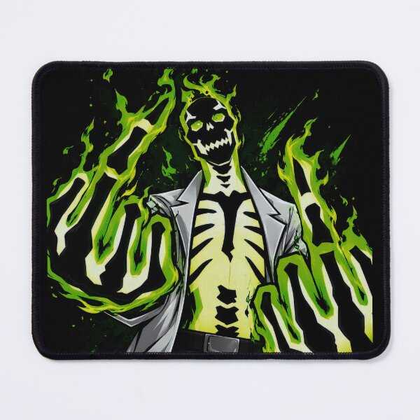Item preview, Toxic Green Fire Skeleton Villain Graphic designed and sold by Munib302.