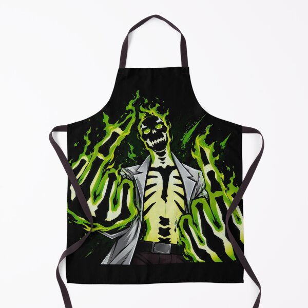 Item preview, Toxic Green Fire Skeleton Villain Graphic designed and sold by Munib302.