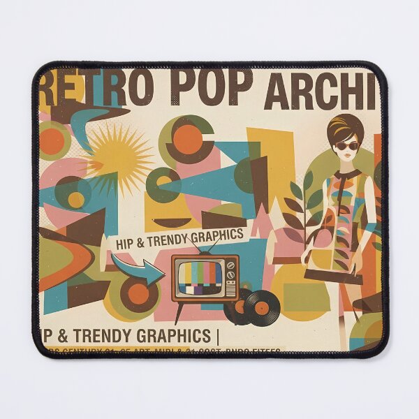 Item preview, Retro Pop Archive - Mid-Century Modern Hip & Trendy Poster Art Print designed and sold by SOOstudio73.