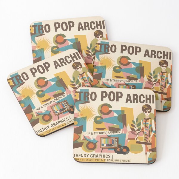 Item preview, Retro Pop Archive - Mid-Century Modern Hip & Trendy Poster Art Print designed and sold by SOOstudio73.