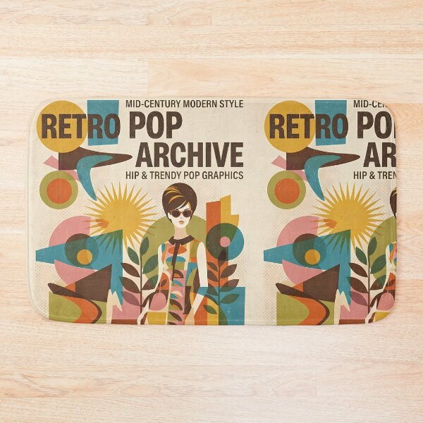 Item preview, Retro Pop Archive - Mid-Century Modern Hip & Trendy Poster Art Print designed and sold by SOOstudio73.