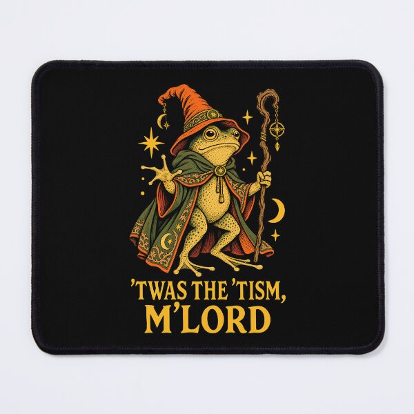 Item preview, Twas The Tism M'Lord Frog Wizard Autism Awareness designed and sold by andre-hollow.