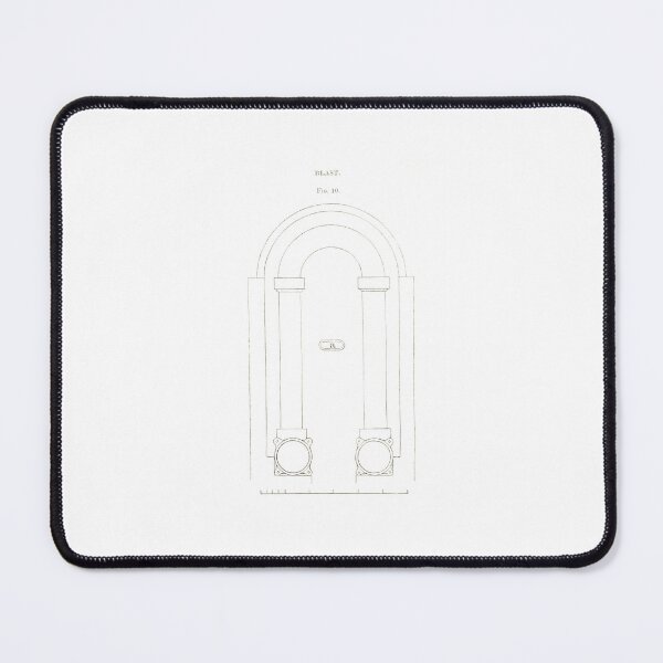 Item preview, Victorian Iron Furnace Blast Arch Blueprint designed and sold by Antique Science Press.