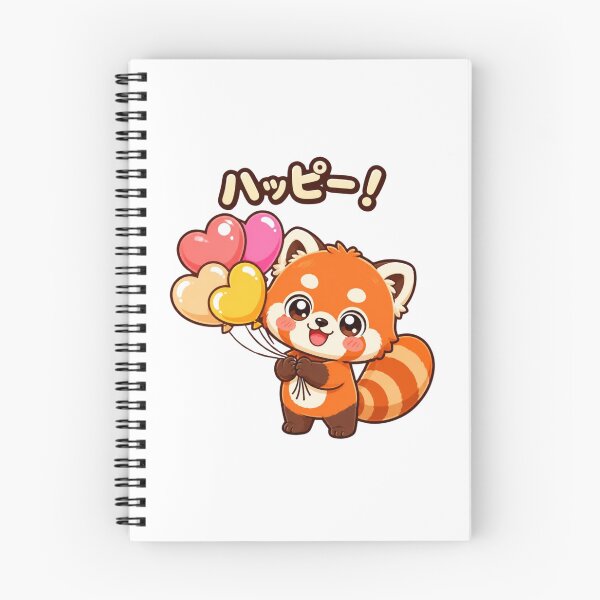 Item preview, Cute Red Panda With Balloons designed and sold by Animepopstudio.
