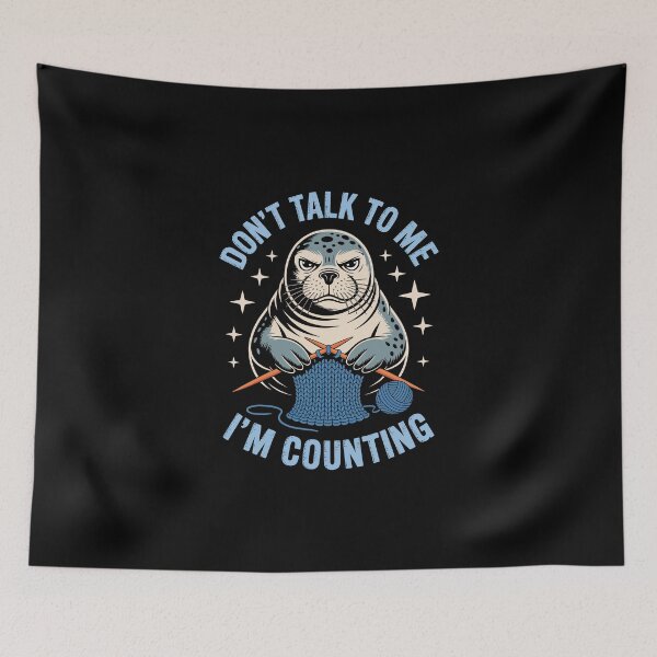 Item preview, DON'T TALK TO ME I'M COUNTING designed and sold by jkrphoto.