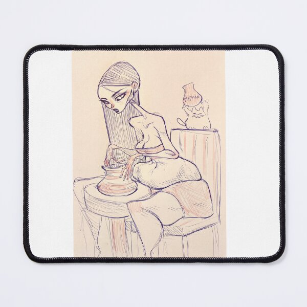 Item preview, Lady-D doing pottery designed and sold by yuvalher.