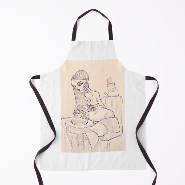 Item preview, Lady-D doing pottery designed and sold by yuvalher.