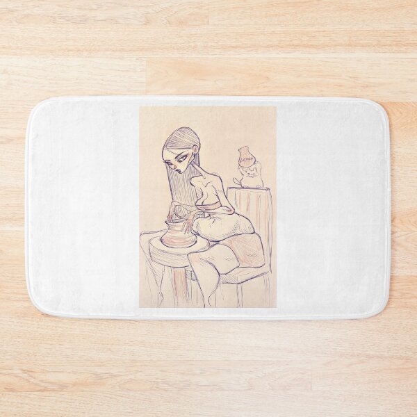 Item preview, Lady-D doing pottery designed and sold by yuvalher.