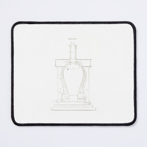 Item preview, Victorian Blast Furnace Technical Blueprint designed and sold by Antique Science Press.