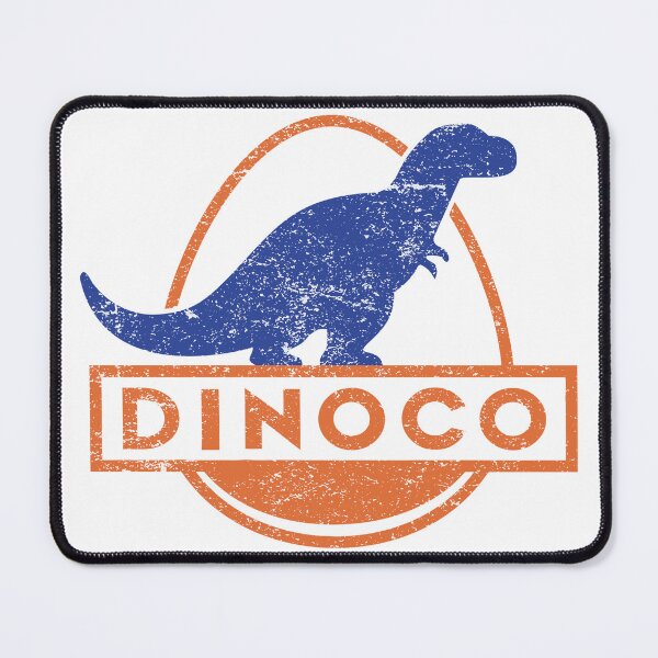 Item preview, Dinoco Oil Blue T-Rex Distressed Vintage Logo designed and sold by Pepeud.
