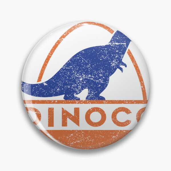 Item preview, Dinoco Oil Blue T-Rex Distressed Vintage Logo designed and sold by Pepeud.
