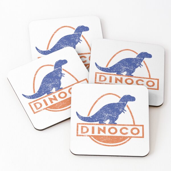 Item preview, Dinoco Oil Blue T-Rex Distressed Vintage Logo designed and sold by Pepeud.