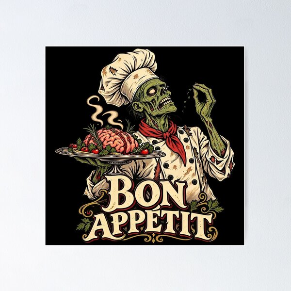 Item preview, Bon Appétit – Zombie Chef Fine Dining Horror designed and sold by Altered Array, LLC.